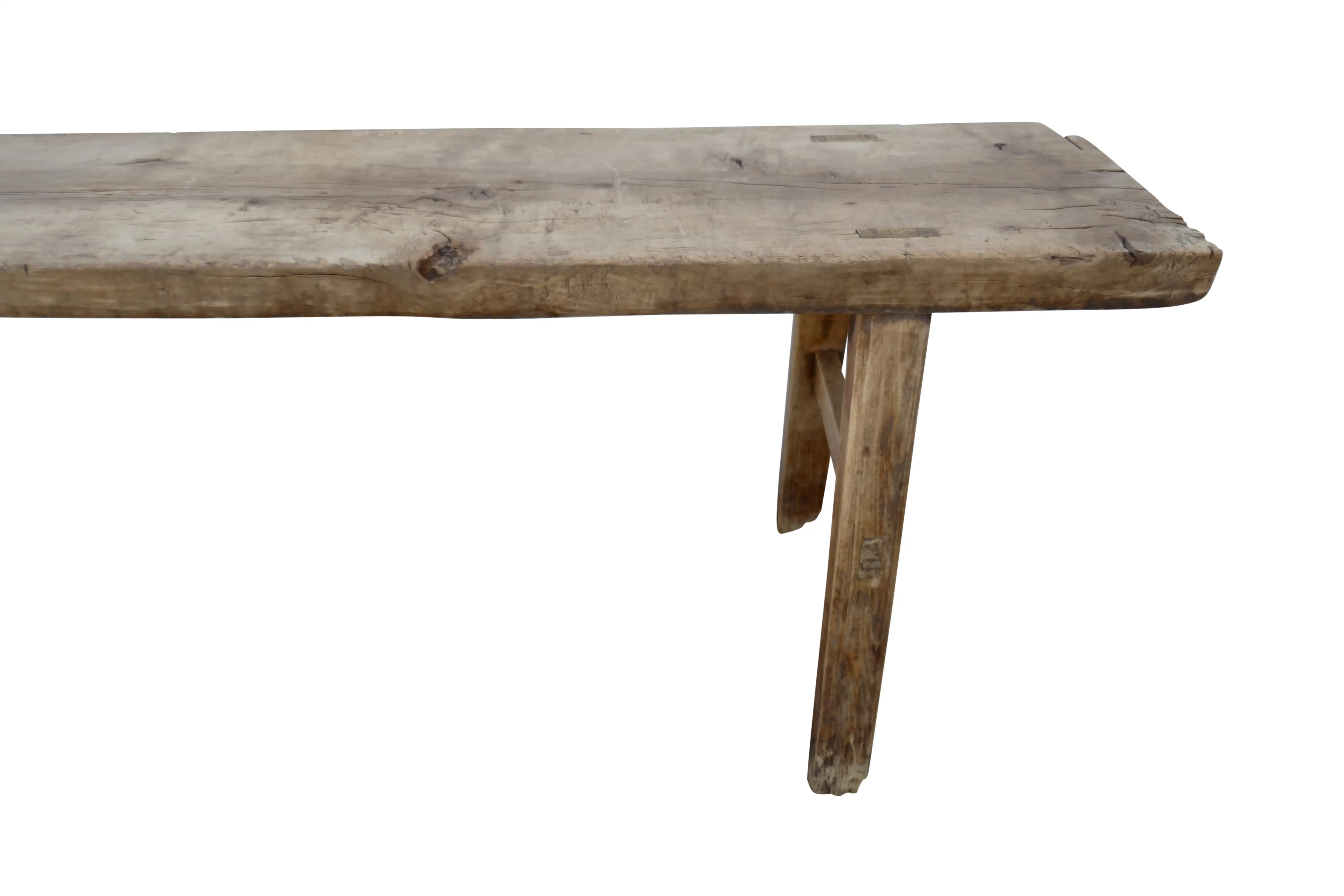 Antique Elmwood Rustic Bench/Table 4 Antique Elmwood Rustic Bench/Table