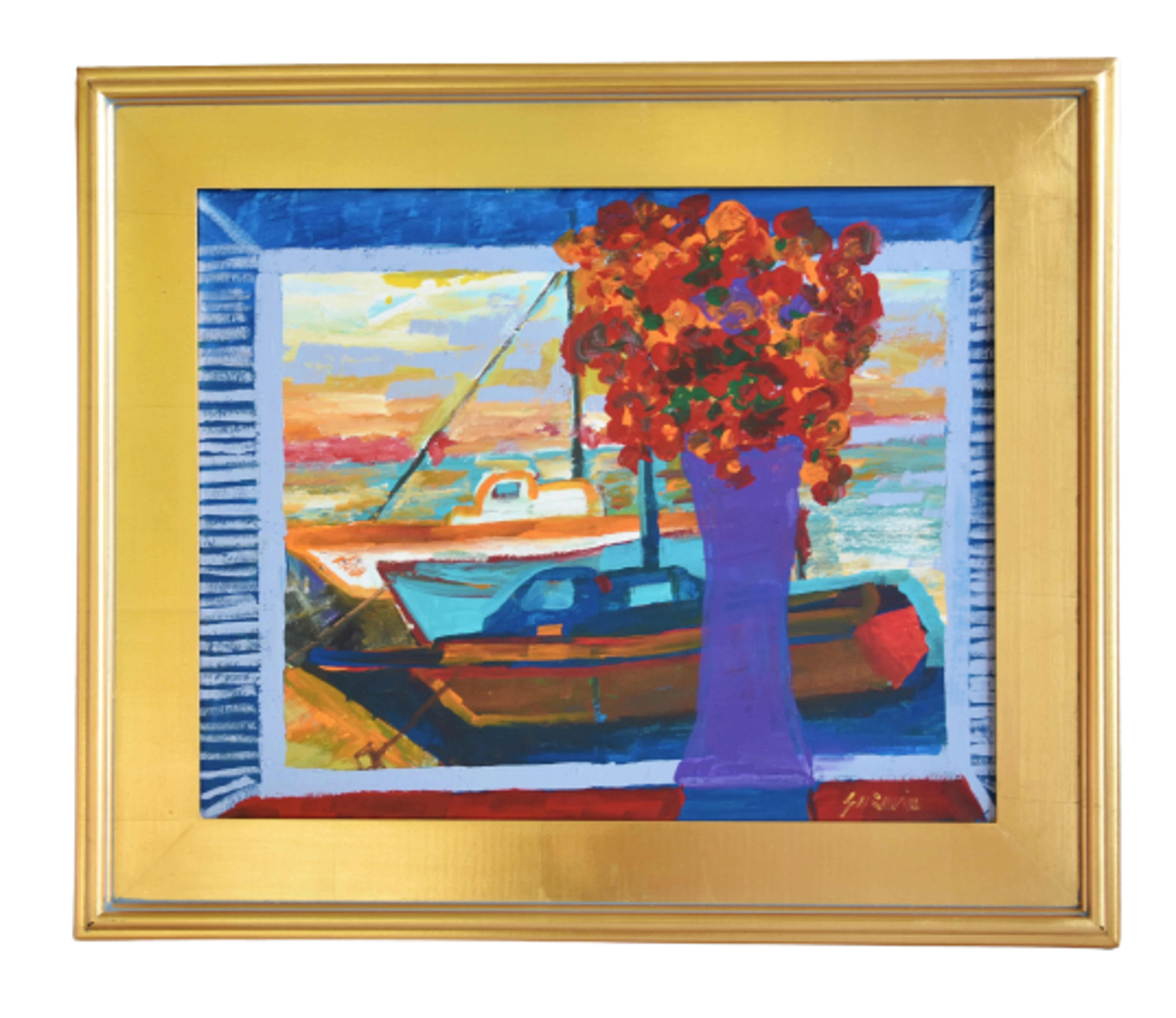 Juan Guzman Nautical & Floral Painting 2 Juan Guzman Nautical & Floral Painting