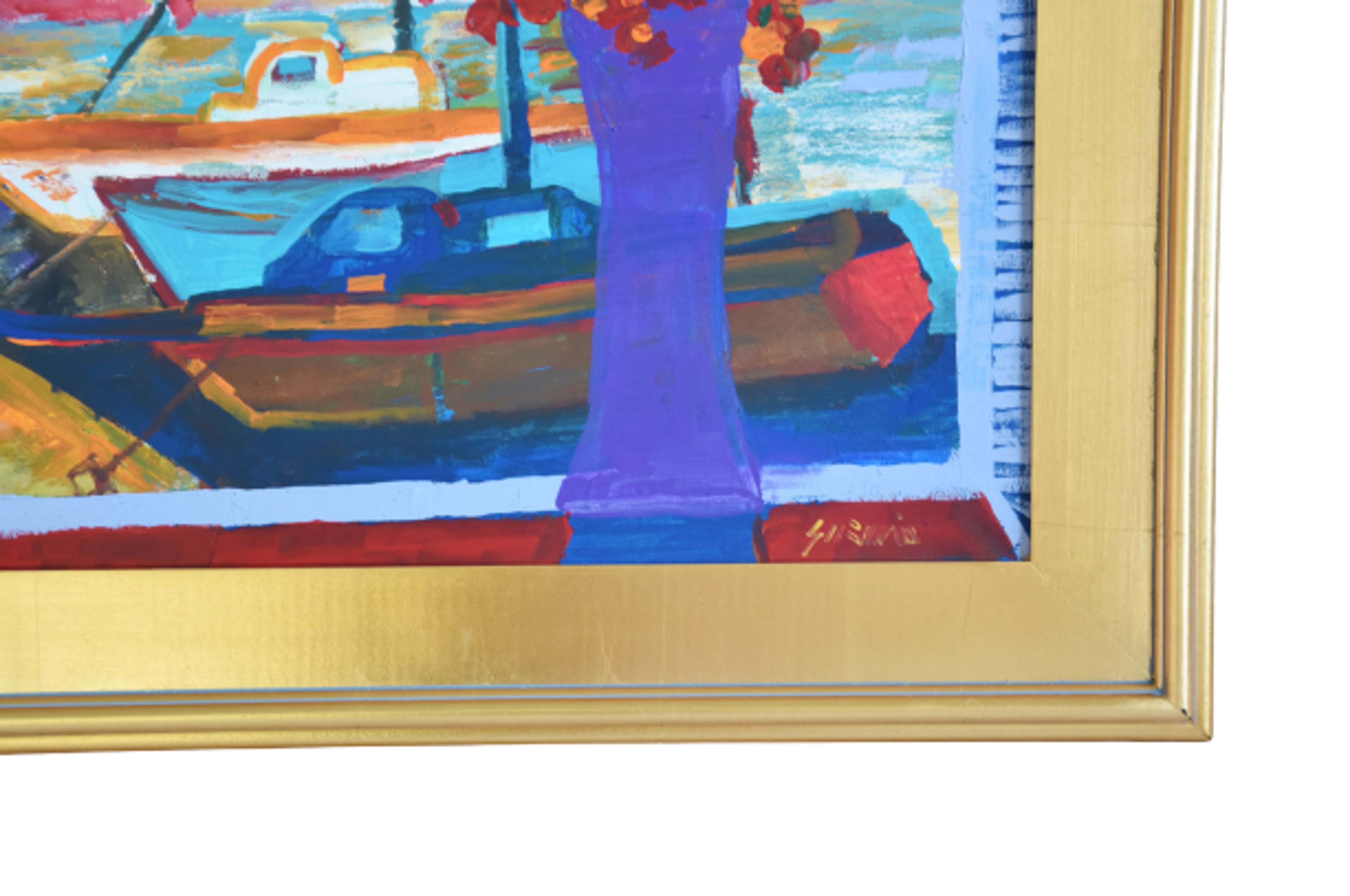 Juan Guzman Nautical & Floral Painting 4 Juan Guzman Nautical & Floral Painting