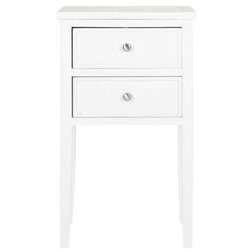 Tilly Nightstand, White 1 Tilly Nightstand, White