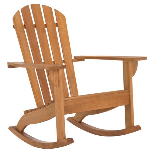 Bria Outdoor Adirondack Rocking Chair 1 Bria Outdoor Adirondack Rocking Chair