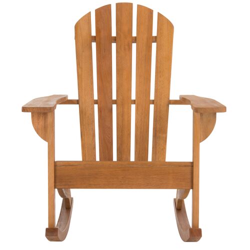 Bria Outdoor Adirondack Rocking Chair 2 Bria Outdoor Adirondack Rocking Chair