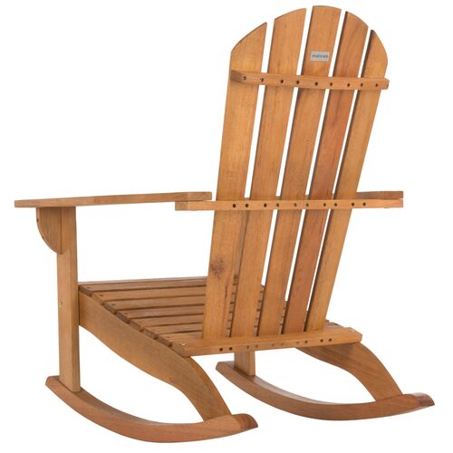 Bria Outdoor Adirondack Rocking Chair 4 Bria Outdoor Adirondack Rocking Chair