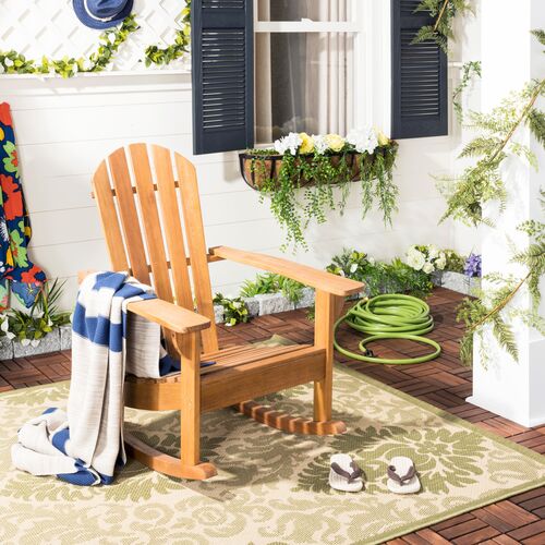 Bria Outdoor Adirondack Rocking Chair 6 Bria Outdoor Adirondack Rocking Chair