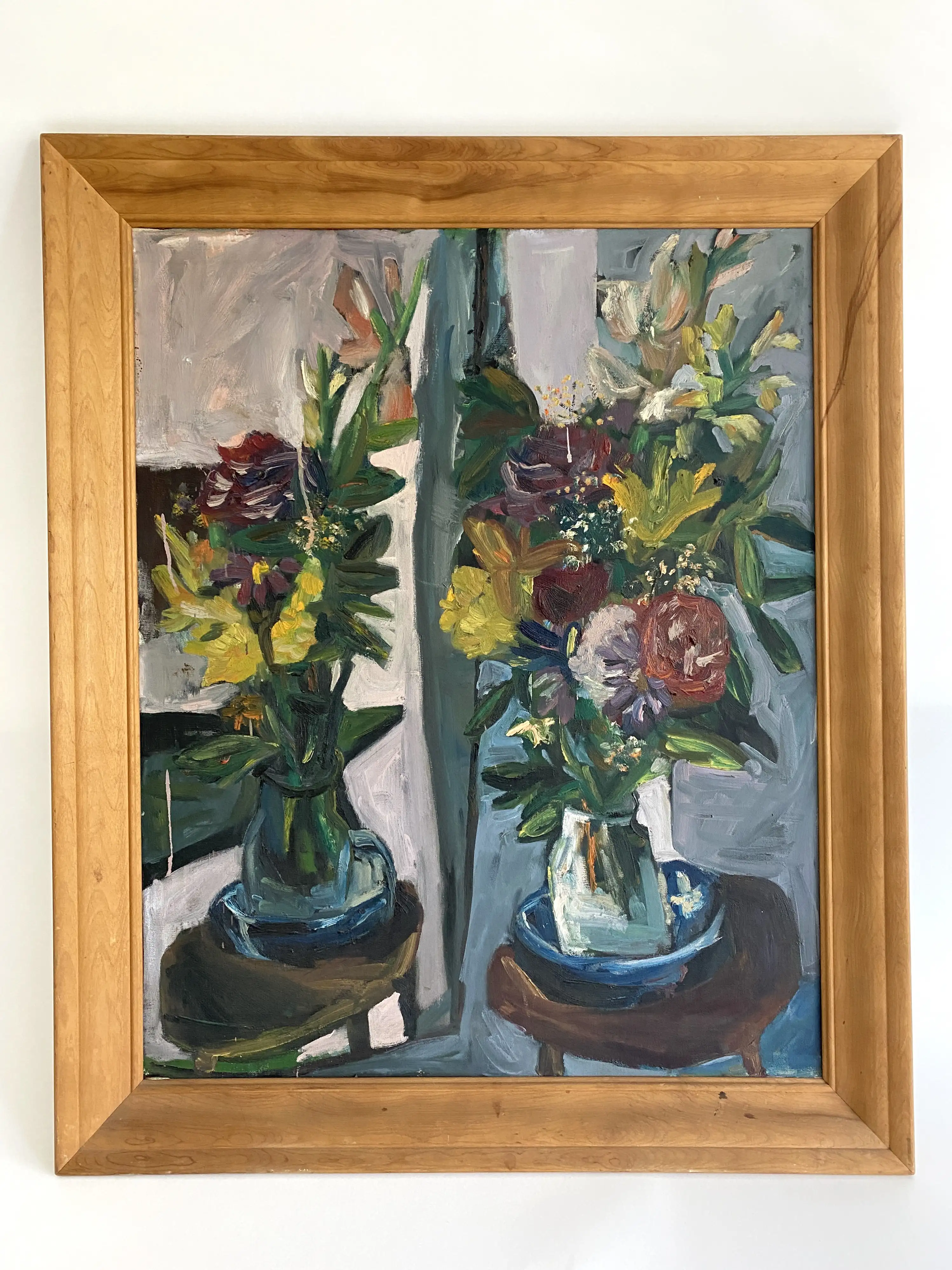 Mid-Century Abstract Oil Painting 3 Mid-Century Abstract Oil Painting