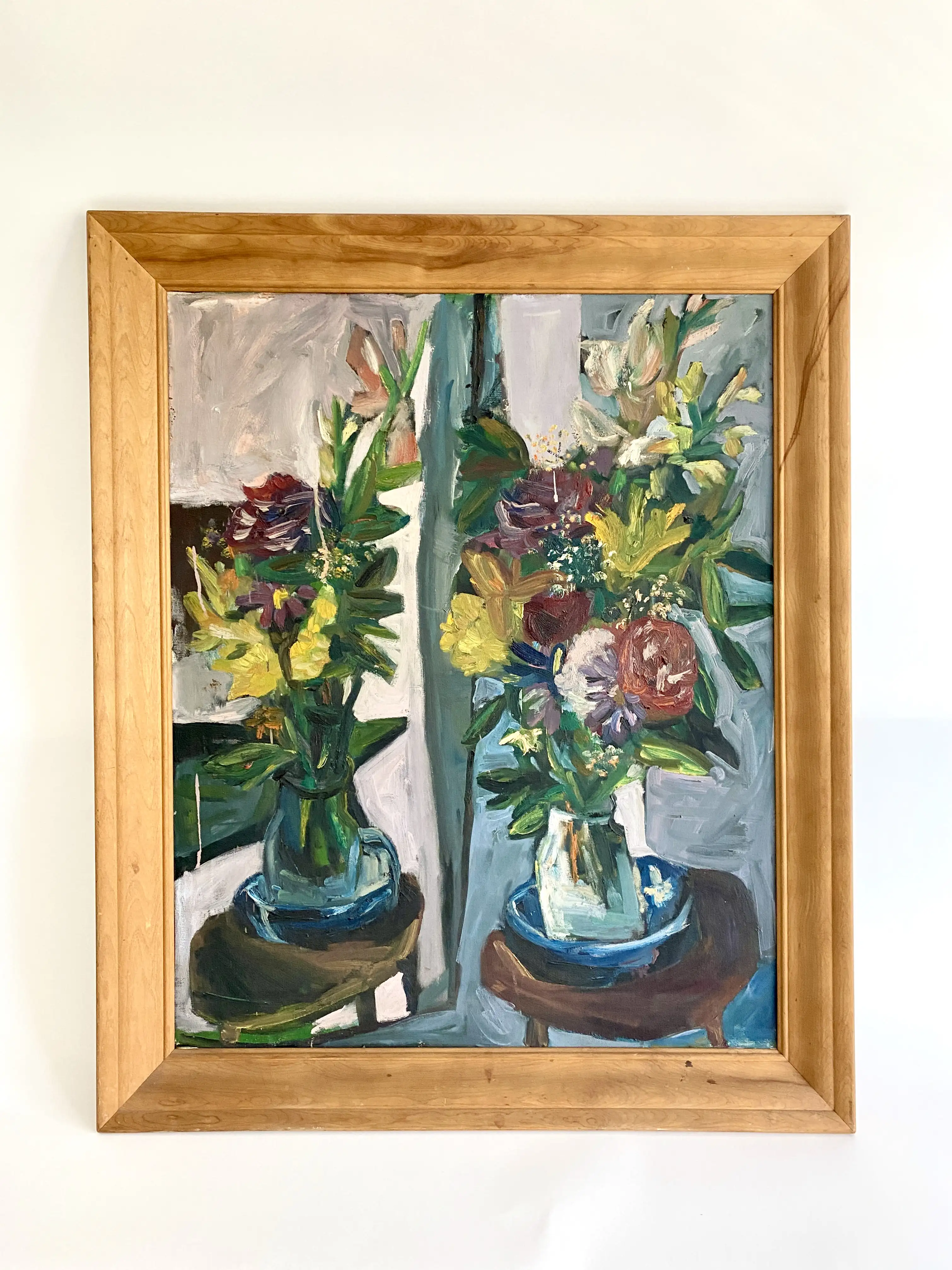 Mid-Century Abstract Oil Painting 4 Mid-Century Abstract Oil Painting