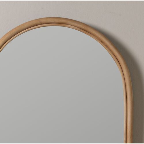 MilaRattan Wall Mirror, Natural 5 MilaRattan Wall Mirror, Natural