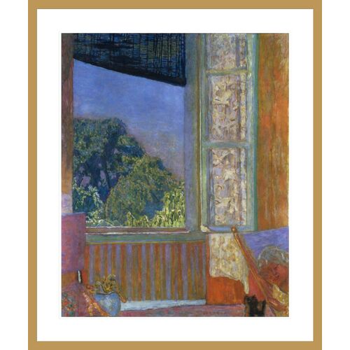 The Open Window by Pierre Bonnard Framed Print