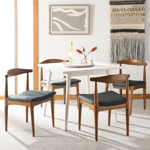 S/2 Pierce Retro Dining Chairs, Brown 11 S/2 Pierce Retro Dining Chairs, Brown