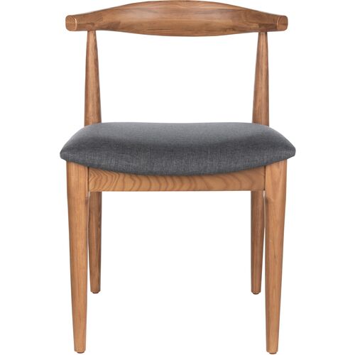 S/2 Pierce Retro Dining Chairs, Brown 3 S/2 Pierce Retro Dining Chairs, Brown