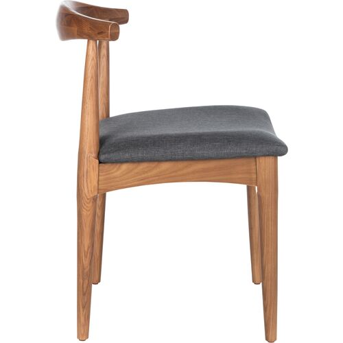 S/2 Pierce Retro Dining Chairs, Brown 5 S/2 Pierce Retro Dining Chairs, Brown