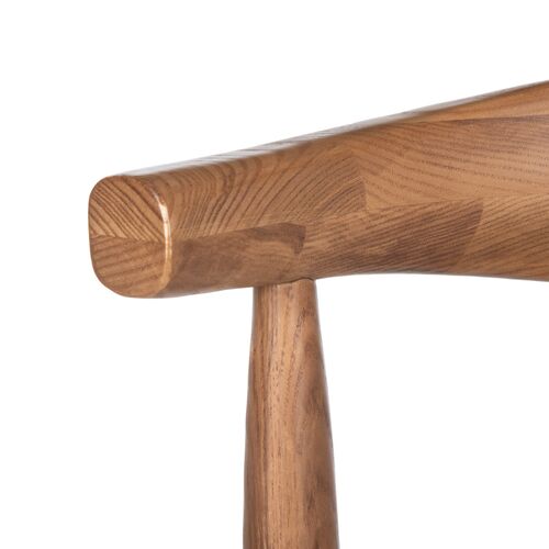 S/2 Pierce Retro Dining Chairs, Brown 7 S/2 Pierce Retro Dining Chairs, Brown
