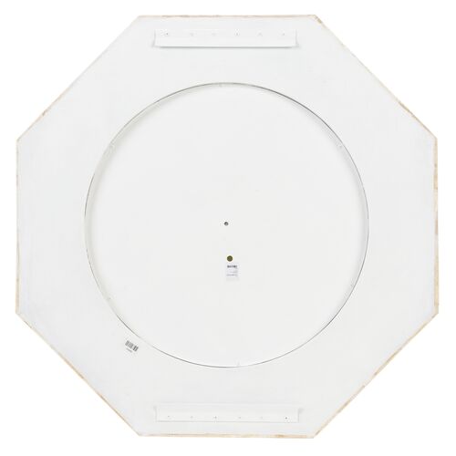 Malaya Clamshell Mosaic Wall Mirror, Cream 3 Malaya Clamshell Mosaic Wall Mirror, Cream