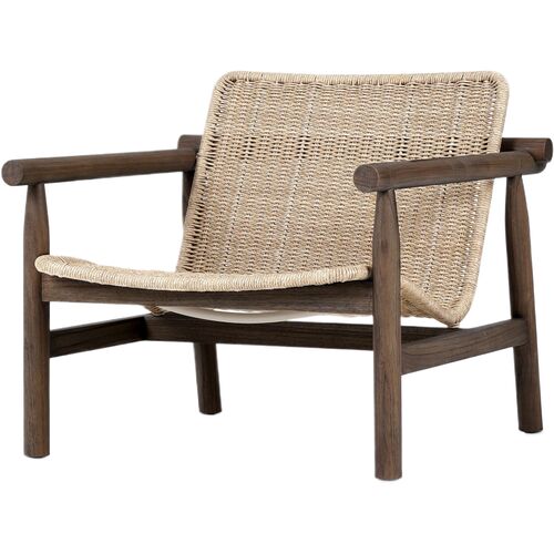 Dume Outdoor Teak Lounge Chair