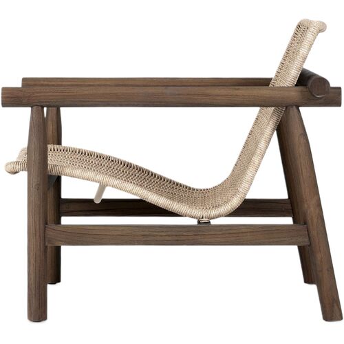 Dume Outdoor Teak Lounge Chair 4 Dume Outdoor Teak Lounge Chair