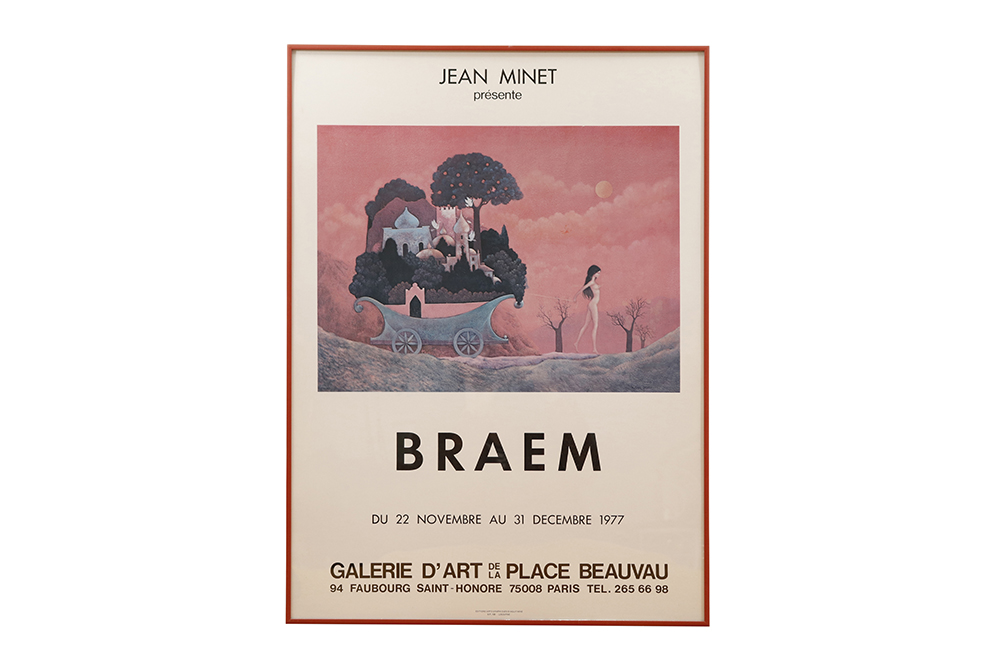 1977 Georges Braem Exhibition Poster