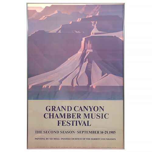 1985 Grand Canyon Chamber Music Poster