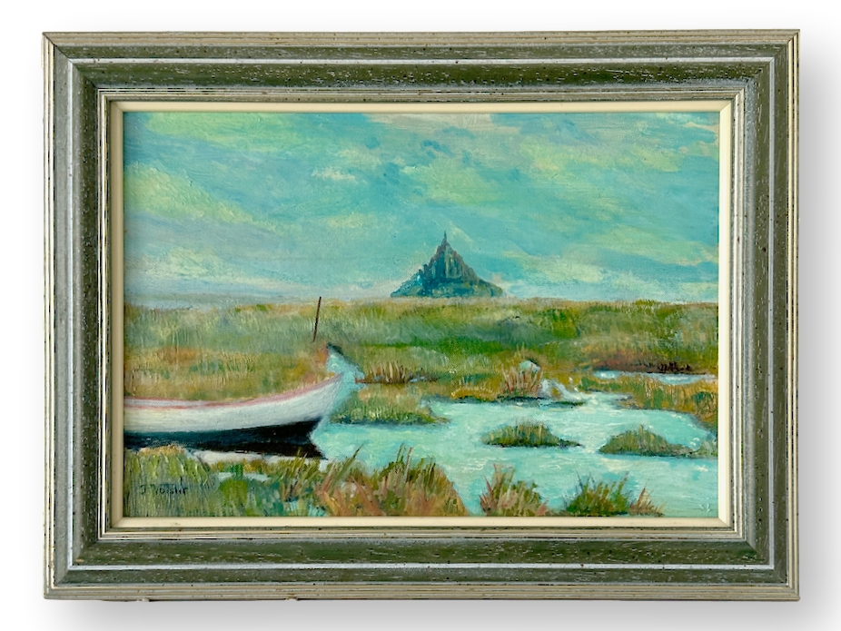 French Coastal Painting, Mont St Michel 4 French Coastal Painting, Mont St Michel