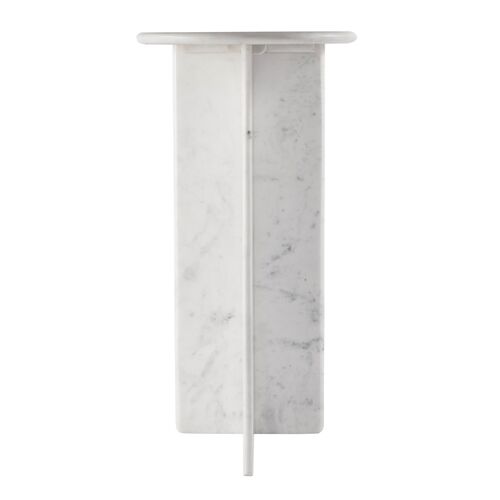 Victoria Banswara Marble Console Table, White 6 Victoria Banswara Marble Console Table, White
