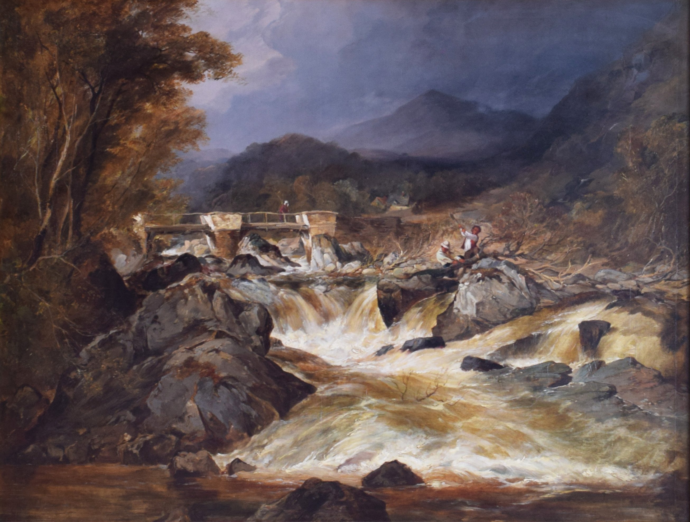 Large Landscape by William Muller 19thC 3 Large Landscape by William Muller 19thC