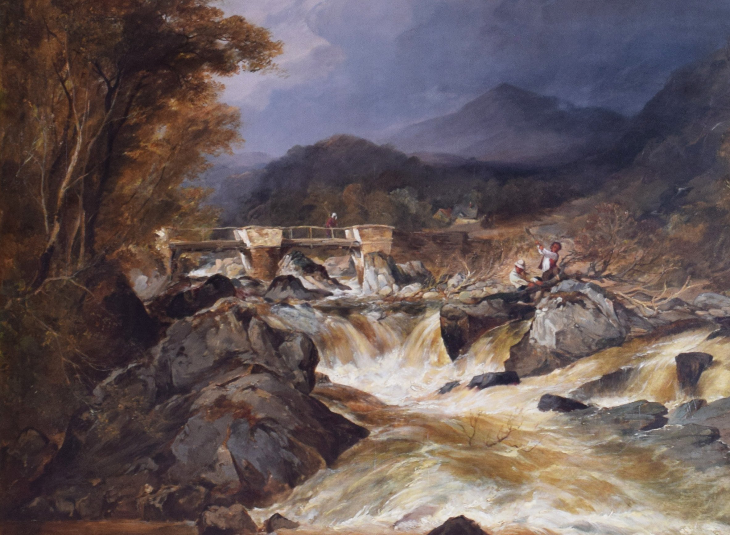 Large Landscape by William Muller 19thC 4 Large Landscape by William Muller 19thC