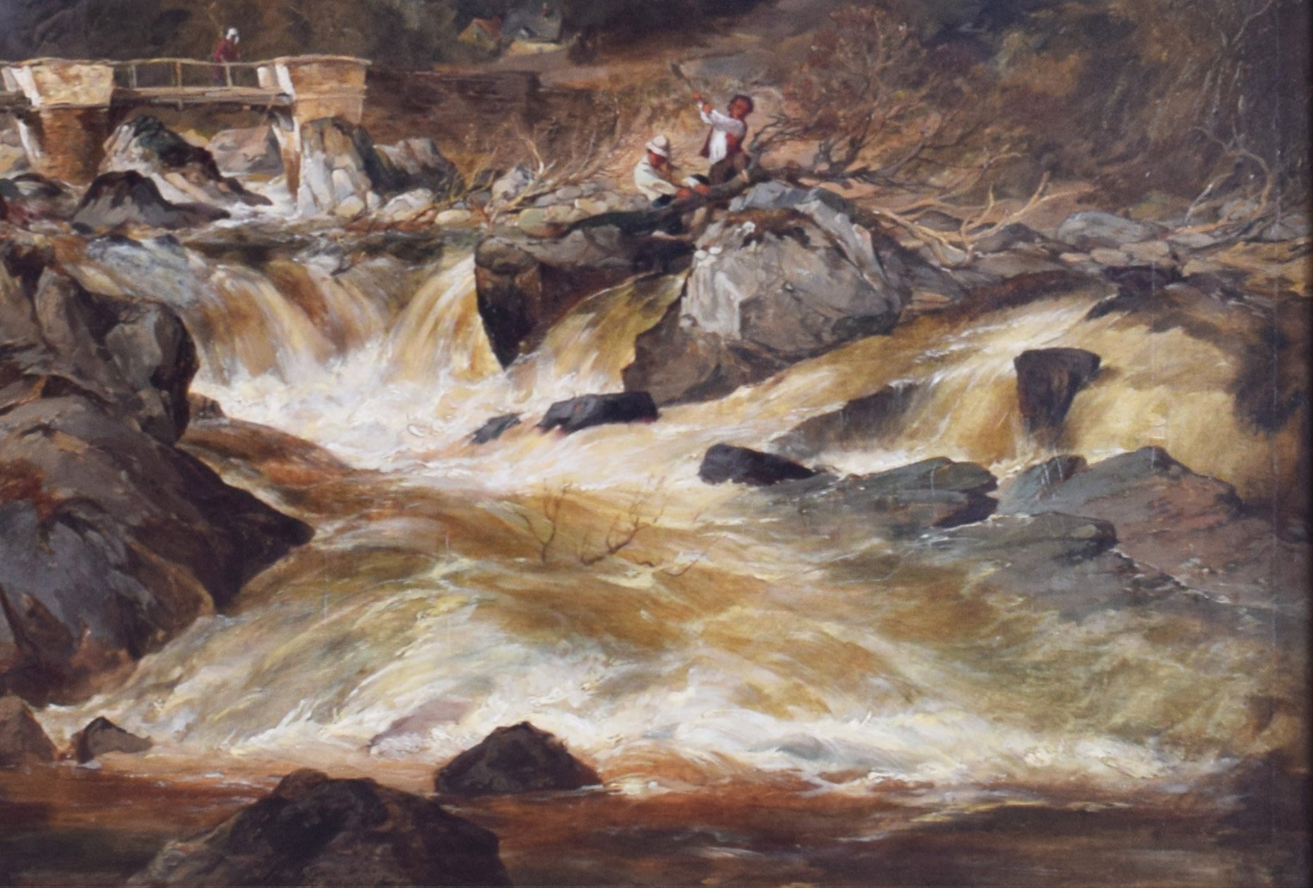 Large Landscape by William Muller 19thC 7 Large Landscape by William Muller 19thC