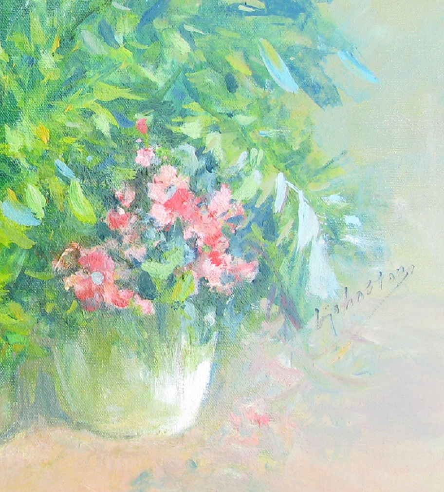 1970sFloral Still Life by B. Johnston 2 1970sFloral Still Life by B. Johnston