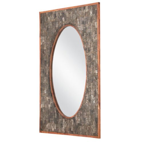 Ebba Rectangular Horn Wall Mirror, Natural 3 Ebba Rectangular Horn Wall Mirror, Natural