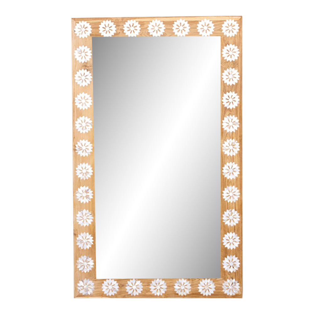 Bleached Blossom Mother of Pearl Mirror 1 Bleached Blossom Mother of Pearl Mirror