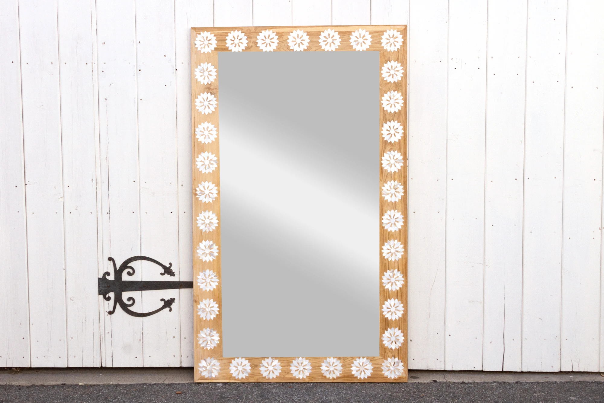 Bleached Blossom Mother of Pearl Mirror 3 Bleached Blossom Mother of Pearl Mirror