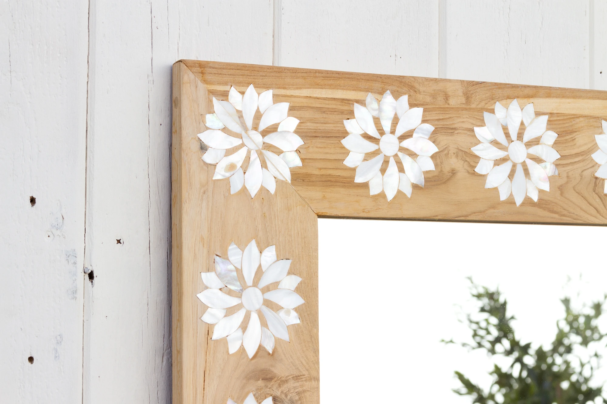 Bleached Blossom Mother of Pearl Mirror 5 Bleached Blossom Mother of Pearl Mirror