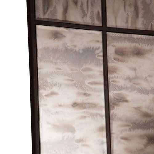 Noel Antiqued Floor Mirror, Gray 2 Noel Antiqued Floor Mirror, Gray