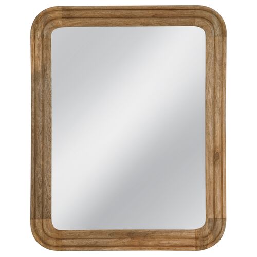 Ella Mango Wood Wall Mirror, Natural 1 Ella Mango Wood Wall Mirror, Natural