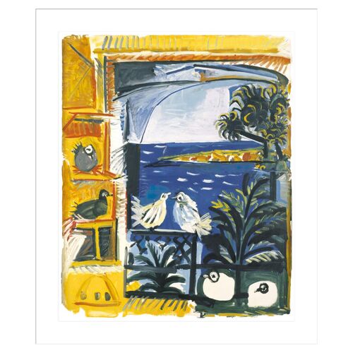The Pigeons by Pablo Picasso Framed Print