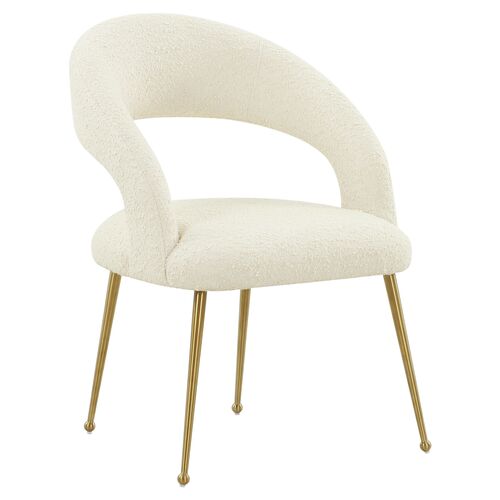 Whit Dining Chair, Cream Boucle