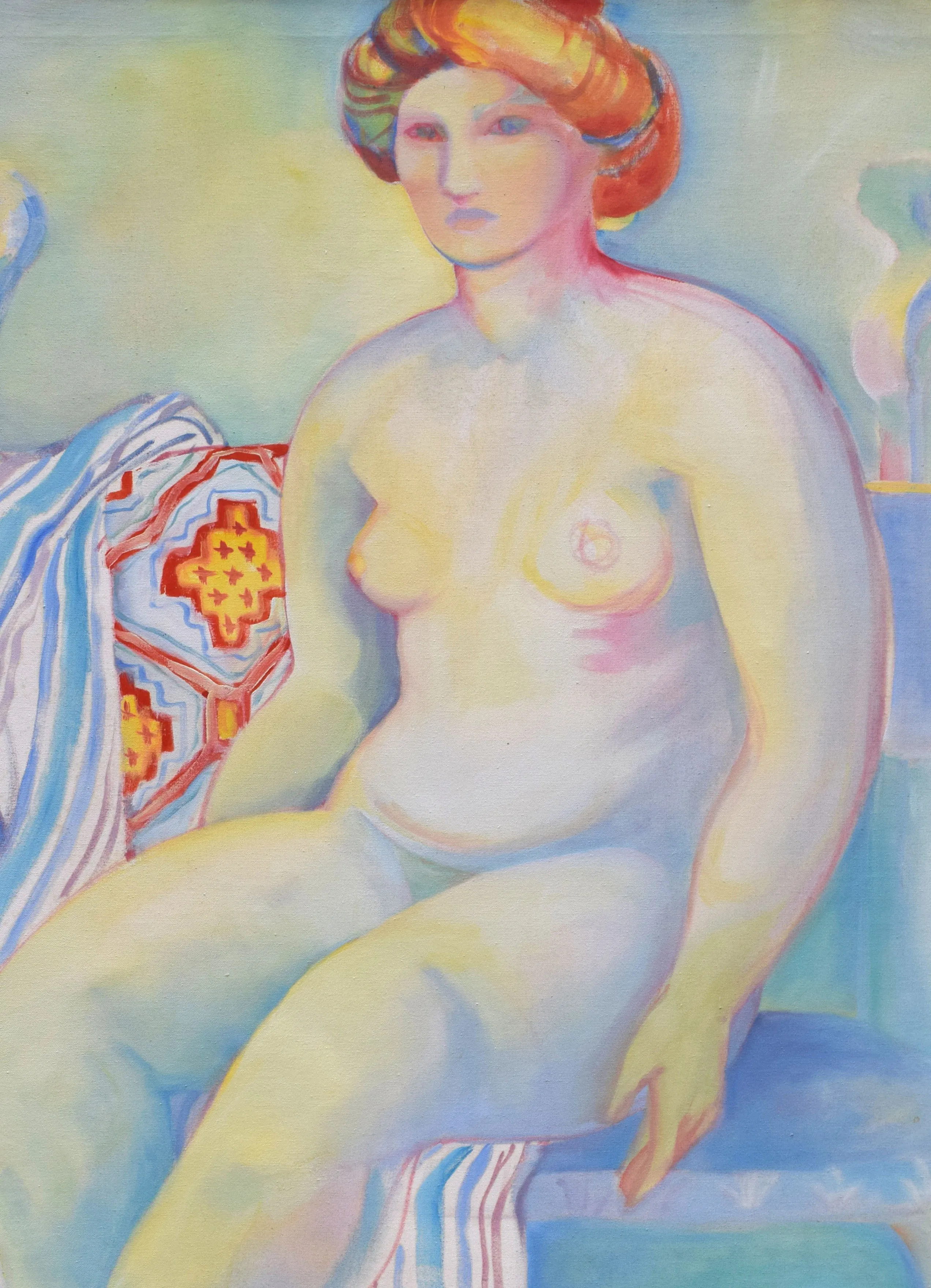 Fauvist Female Nude Painting by Landis 3 Fauvist Female Nude Painting by Landis