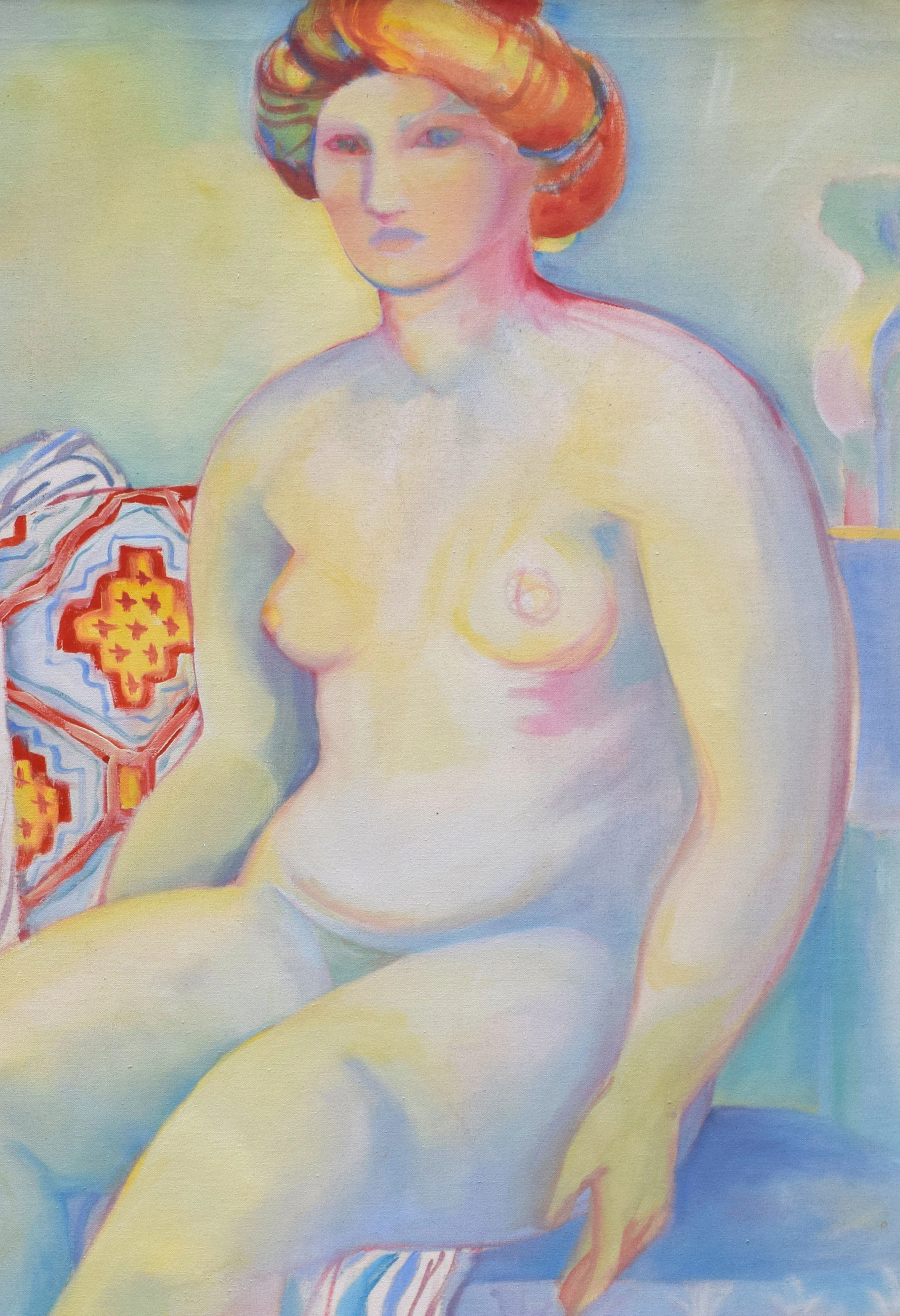 Fauvist Female Nude Painting by Landis 4 Fauvist Female Nude Painting by Landis