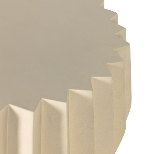 Gina Outdoor Concrete Coffee Table, Parchment White 7 Gina Outdoor Concrete Coffee Table, Parchment White