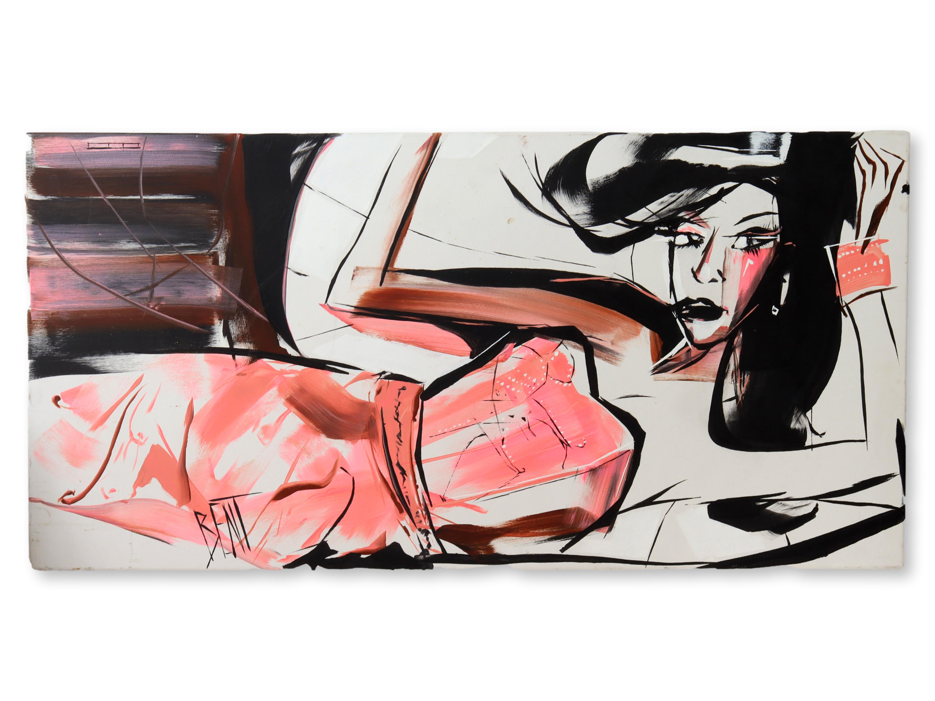 Brian Bent Painting on Canvas 1 Brian Bent Painting on Canvas