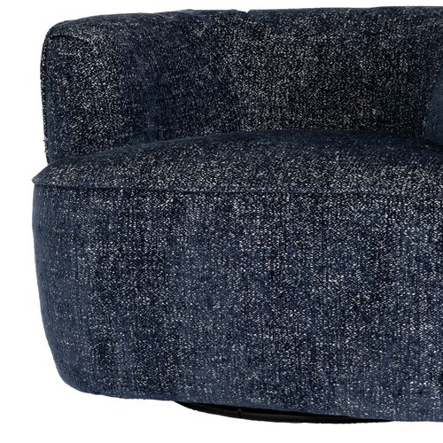 Olivia Swivel Chair, Azure Performance 8 Olivia Swivel Chair, Azure Performance