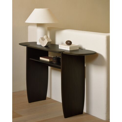 Pl Console Table, Dark Brown 6 Pl Console Table, Dark Brown