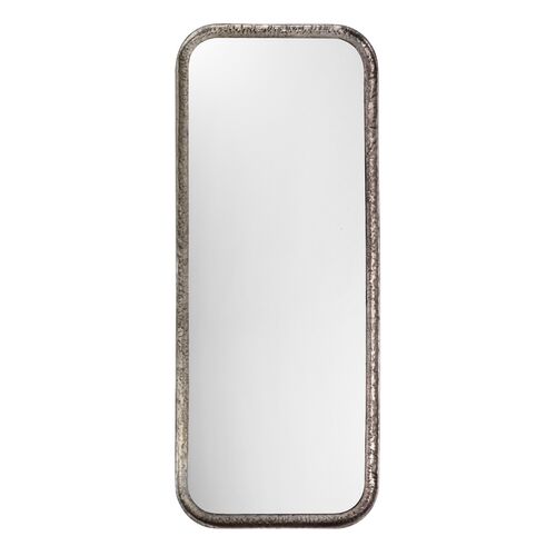 Capital Rectangle Wall Mirror, Silver Leaf 1 Capital Rectangle Wall Mirror, Silver Leaf