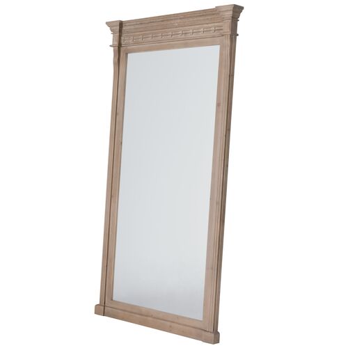 Leandro Leaning Floor Mirror, Smoke Pine 2 Leandro Leaning Floor Mirror, Smoke Pine