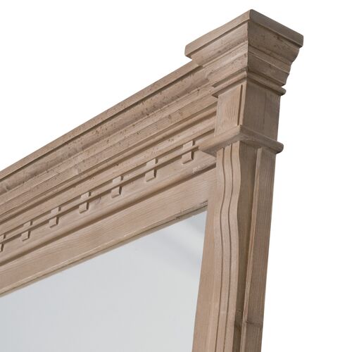Leandro Leaning Floor Mirror, Smoke Pine 4 Leandro Leaning Floor Mirror, Smoke Pine