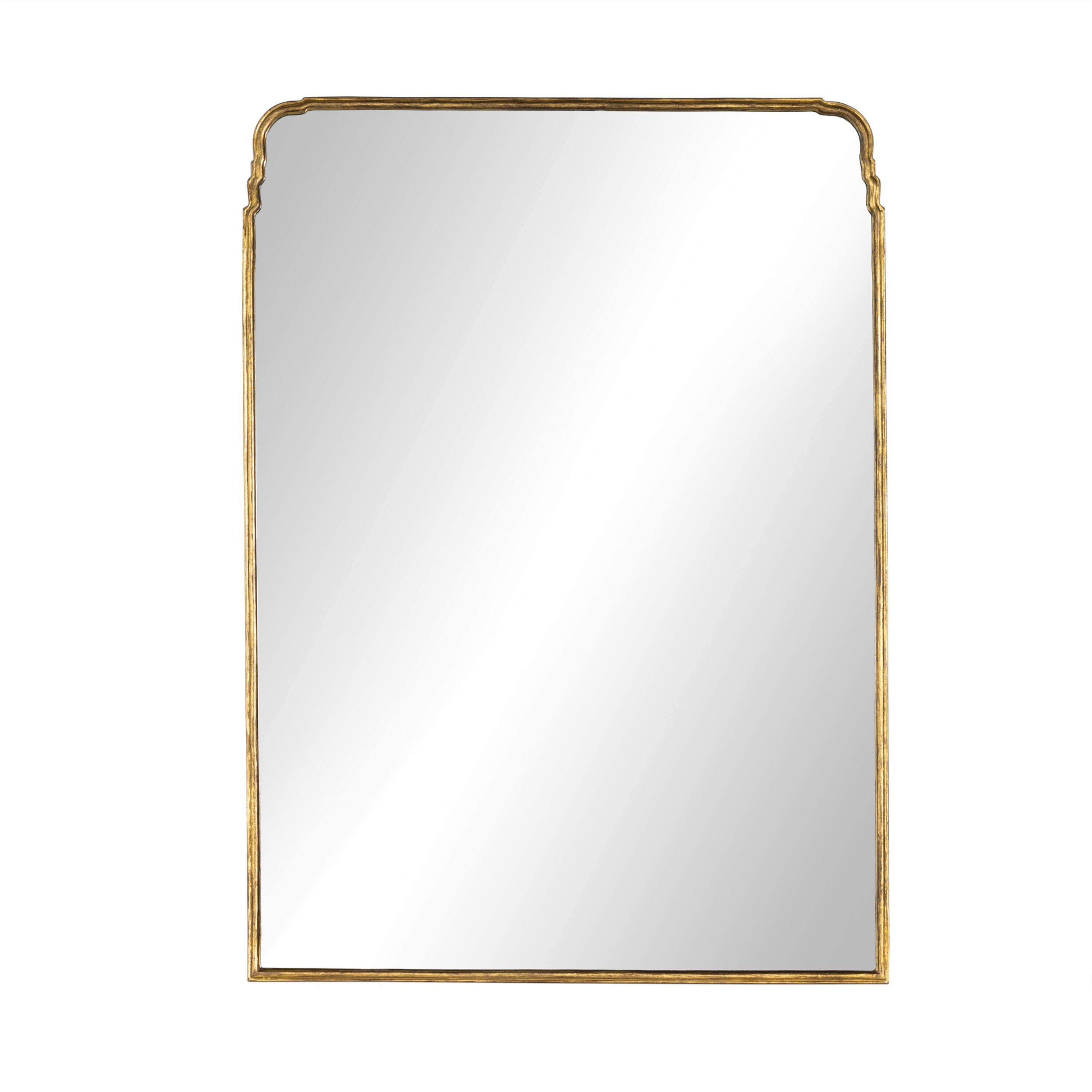 Arlowen Grand Floor Mirror, Antiqued Gold Leaf 1 Arlowen Grand Floor Mirror, Antiqued Gold Leaf