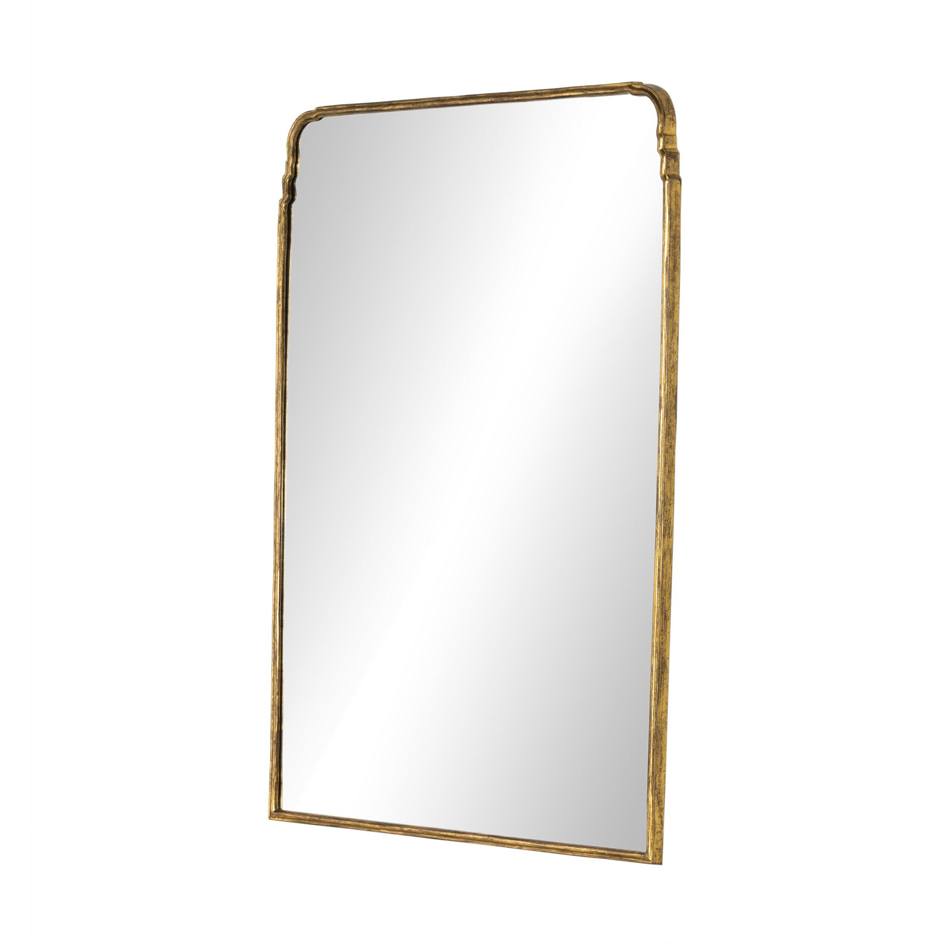 Arlowen Grand Floor Mirror, Antiqued Gold Leaf 3 Arlowen Grand Floor Mirror, Antiqued Gold Leaf