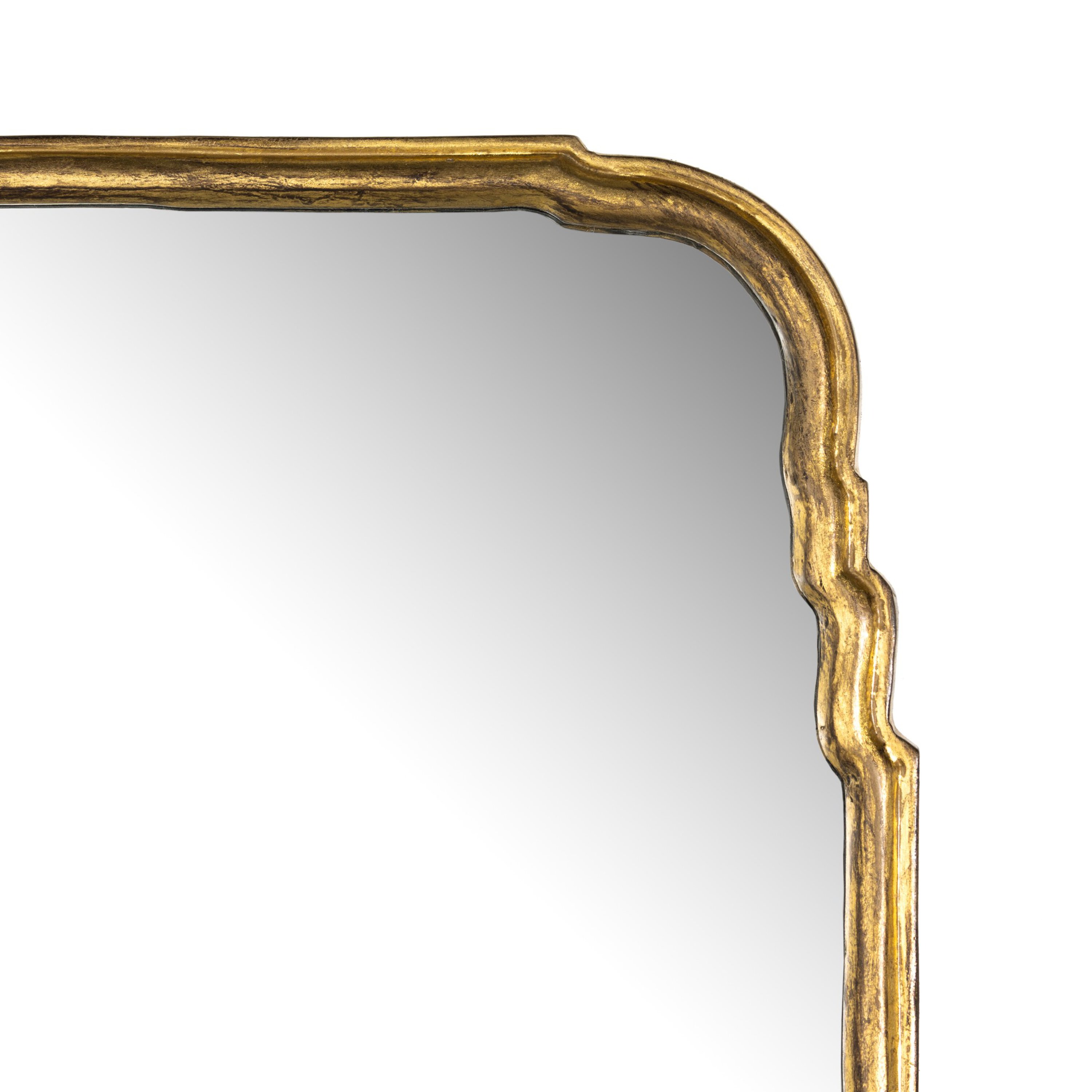 Arlowen Grand Floor Mirror, Antiqued Gold Leaf 6 Arlowen Grand Floor Mirror, Antiqued Gold Leaf