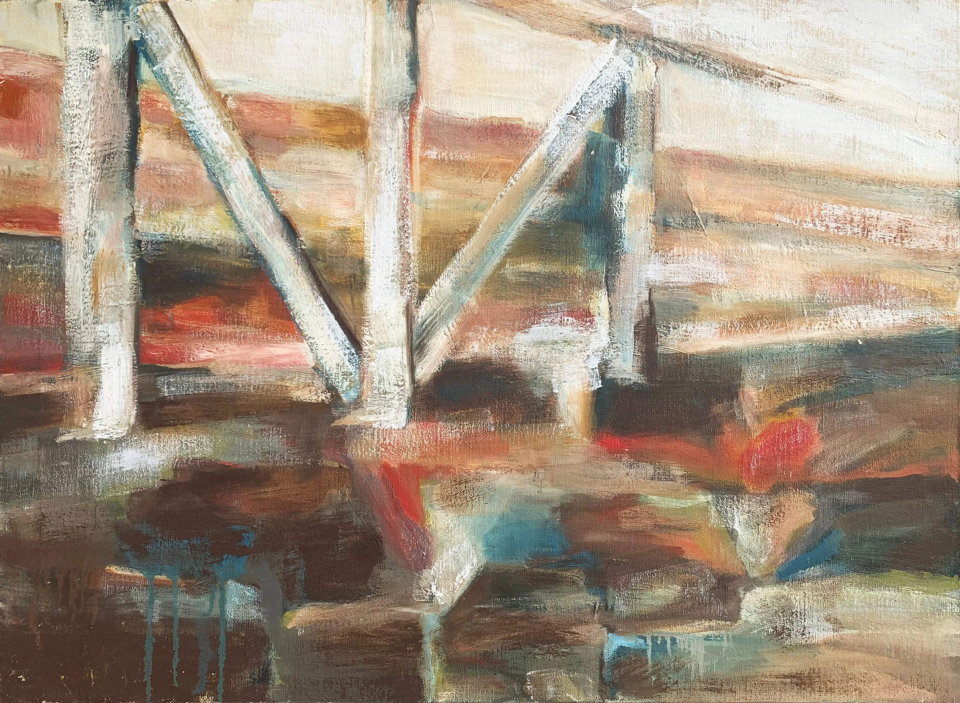 Large Constructivist Abstract, 1980's 1 Large Constructivist Abstract, 1980's
