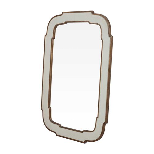 Joanie Wall Mirror, Antique White 2 Joanie Wall Mirror, Antique White