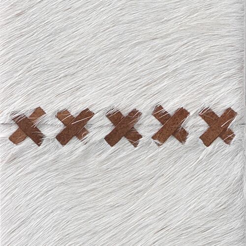 Cross Stitch Hide Rectangle Wall Mirror, White 3 Cross Stitch Hide Rectangle Wall Mirror, White